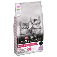 Pro Plan Delicate Kitten сухой корм для котят с чувствительным пищеварением или с особыми предпочтениями в еде с индейкой (на развес)